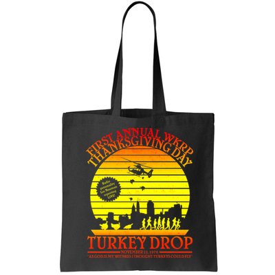 First Annual WKRP Thanksgiving Day Turkey Drop Retro Bag