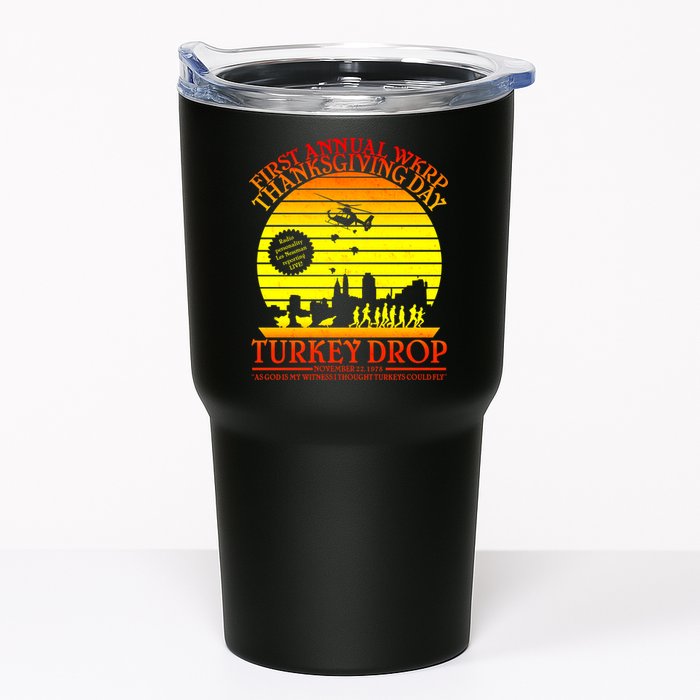 First Annual WKRP Thanksgiving Day Turkey Drop Retro Tumbler