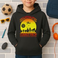 First Annual WKRP Thanksgiving Day Turkey Drop Retro Kids Hoodie