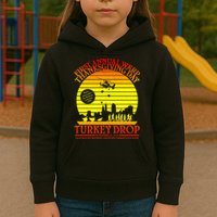First Annual WKRP Thanksgiving Day Turkey Drop Retro Kids Hoodie
