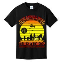 First Annual WKRP Thanksgiving Day Turkey Drop Retro Kids T-Shirt