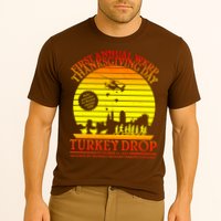 First Annual WKRP Thanksgiving Day Turkey Drop Retro Performance Shirt