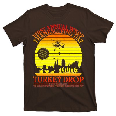 First Annual WKRP Thanksgiving Day Turkey Drop Retro T-Shirt