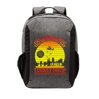 First Annual WKRP Thanksgiving Day Turkey Drop Retro Vector Backpack
