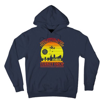 First Annual WKRP Thanksgiving Day Turkey Drop Retro Hoodie