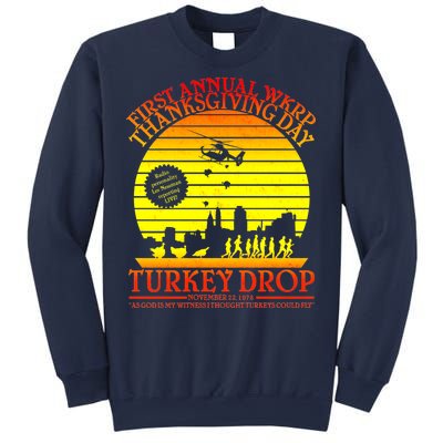 First Annual WKRP Thanksgiving Day Turkey Drop Retro Sweatshirt