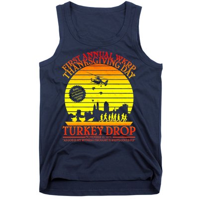 First Annual WKRP Thanksgiving Day Turkey Drop Retro Tank Top