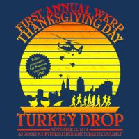 First Annual WKRP Thanksgiving Day Turkey Drop Retro Infant Baby Jersey Bodysuit