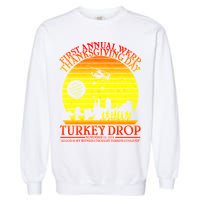 First Annual WKRP Thanksgiving Day Turkey Drop Retro Garment-Dyed Sweatshirt