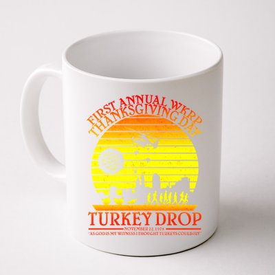 First Annual WKRP Thanksgiving Day Turkey Drop Retro Coffee Mug