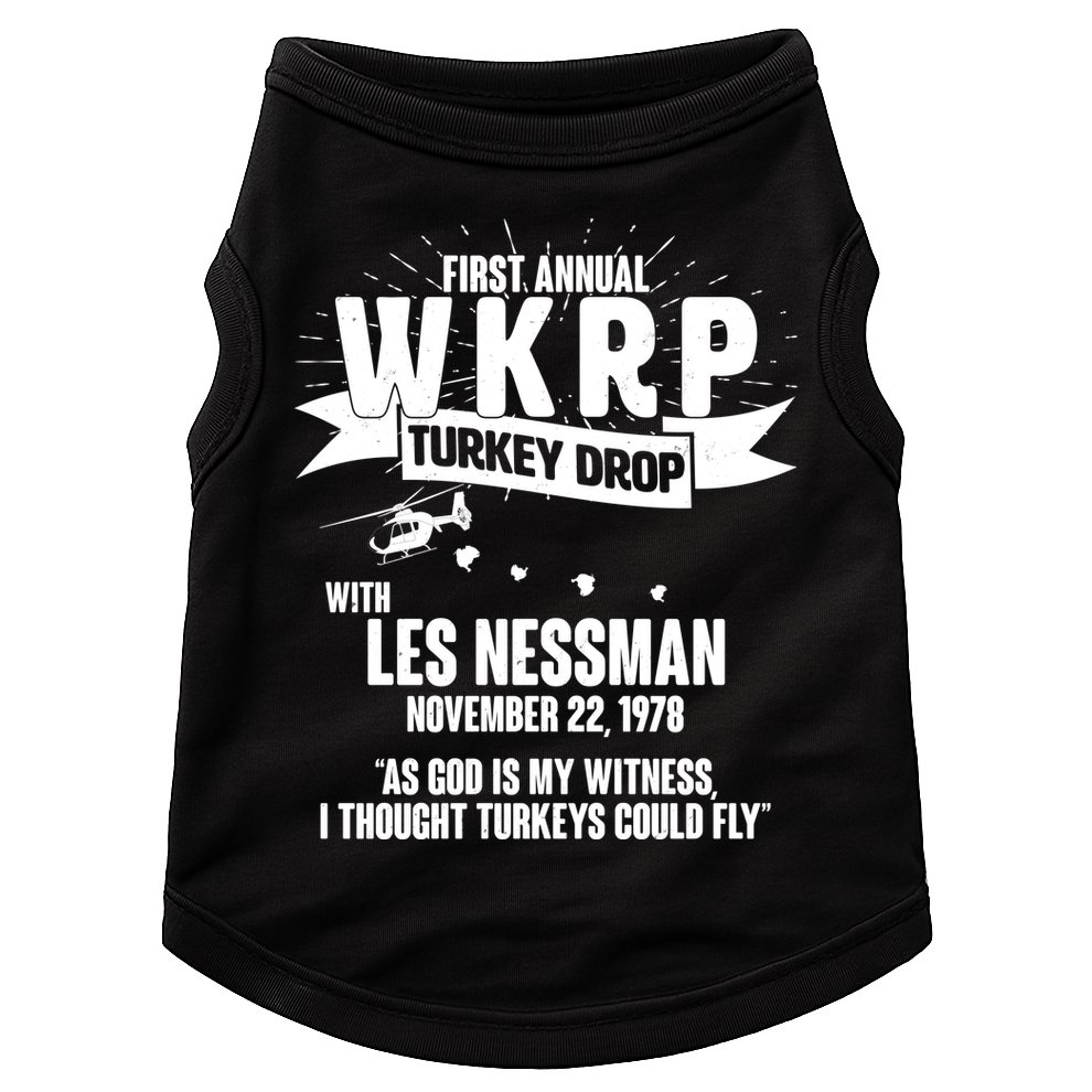 First Annual WKRP Turkey Drop With Les Nessman Doggie Tank