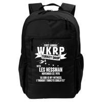 First Annual WKRP Turkey Drop With Les Nessman Daily Commute Backpack