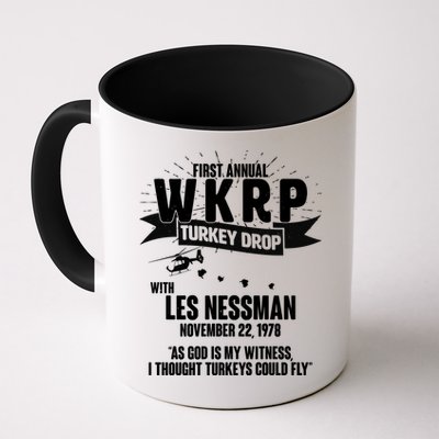 First Annual WKRP Turkey Drop With Les Nessman Mug