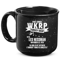 First Annual WKRP Turkey Drop With Les Nessman 15oz Campfire Ceramic Mug