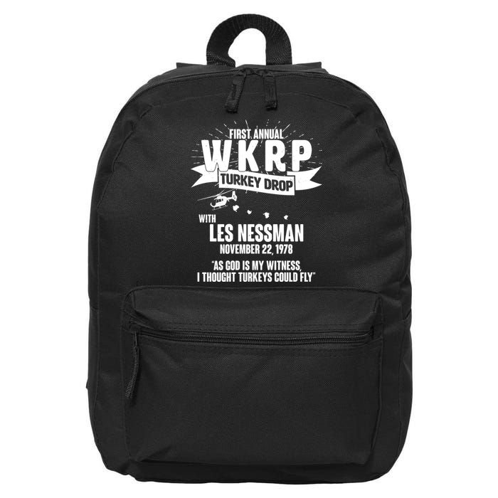 First Annual WKRP Turkey Drop With Les Nessman 16 in Basic Backpack