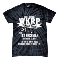 First Annual WKRP Turkey Drop With Les Nessman Tie-Dye T-Shirt