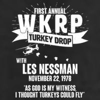 First Annual WKRP Turkey Drop With Les Nessman Hat