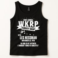 First Annual WKRP Turkey Drop With Les Nessman Tank Top