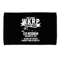 First Annual WKRP Turkey Drop With Les Nessman Microfiber Hand Towel