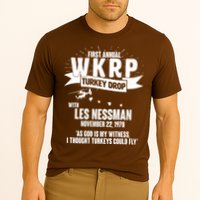 First Annual WKRP Turkey Drop With Les Nessman Performance Shirt
