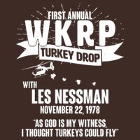 First Annual WKRP Turkey Drop With Les Nessman Apron