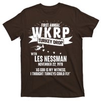 First Annual WKRP Turkey Drop With Les Nessman T-Shirt