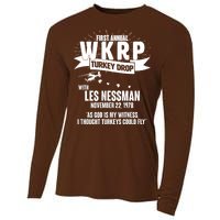 First Annual WKRP Turkey Drop With Les Nessman Cooling Performance Long Sleeve Crew