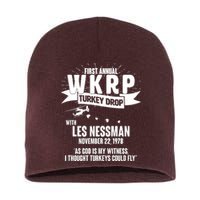 First Annual WKRP Turkey Drop With Les Nessman Short Acrylic Beanie