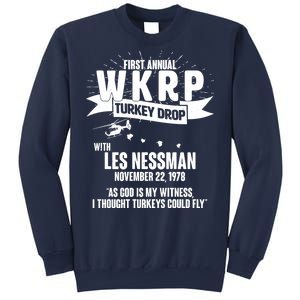 First Annual WKRP Turkey Drop With Les Nessman Sweatshirt