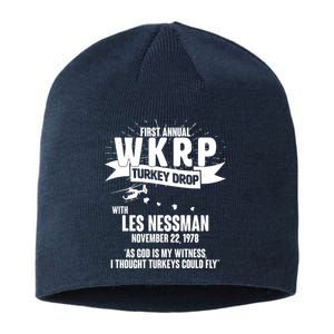 First Annual WKRP Turkey Drop With Les Nessman Sustainable Beanie