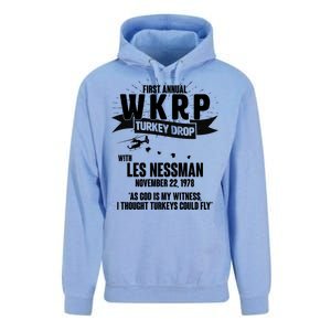 First Annual WKRP Turkey Drop With Les Nessman Unisex Surf Hoodie