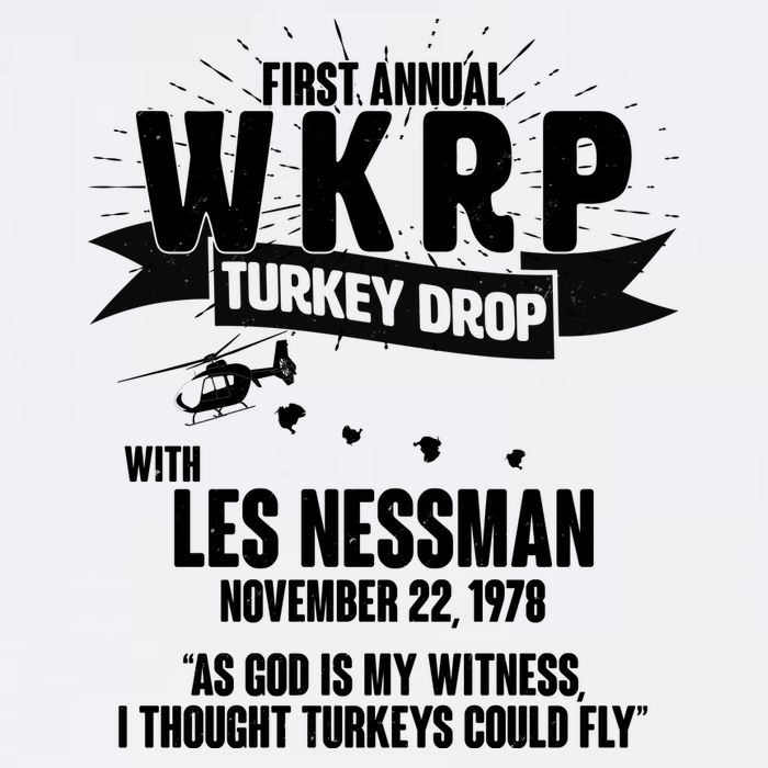 First Annual WKRP Turkey Drop With Les Nessman Garment-Dyed Sweatshirt