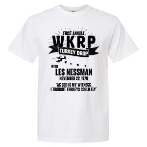 First Annual WKRP Turkey Drop With Les Nessman Garment-Dyed Heavyweight T-Shirt