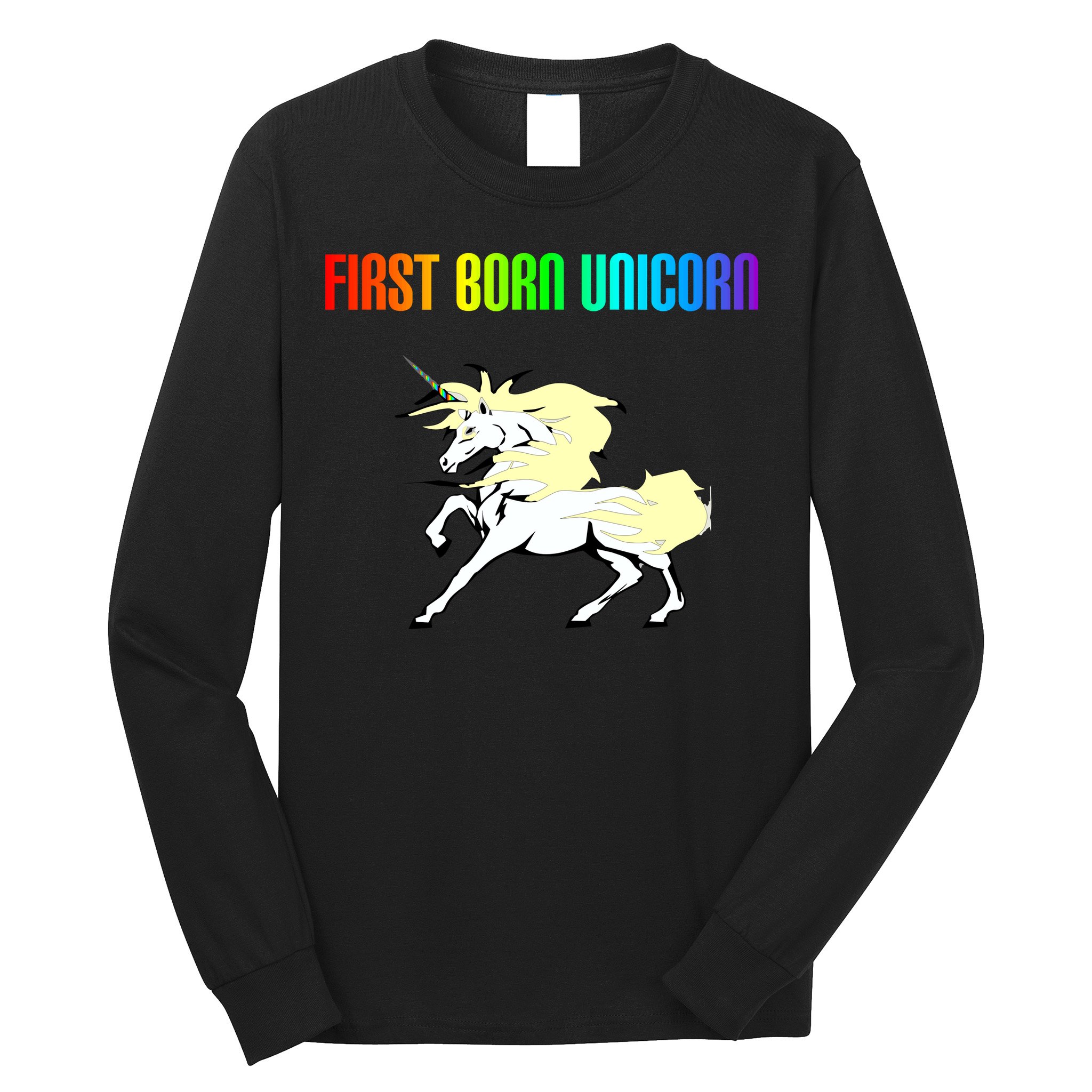 First Born Unicorn Long Sleeve Shirt