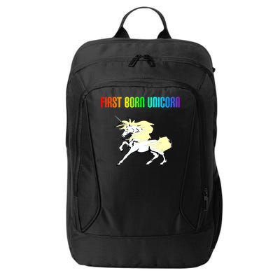 First Born Unicorn City Backpack