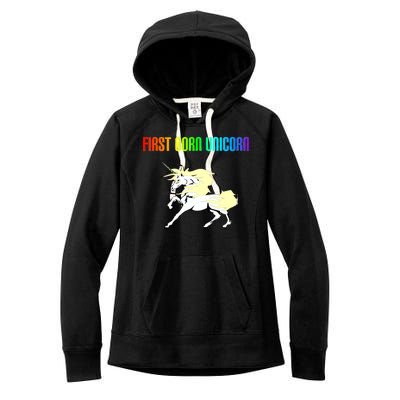 First Born Unicorn Women's Fleece Hoodie