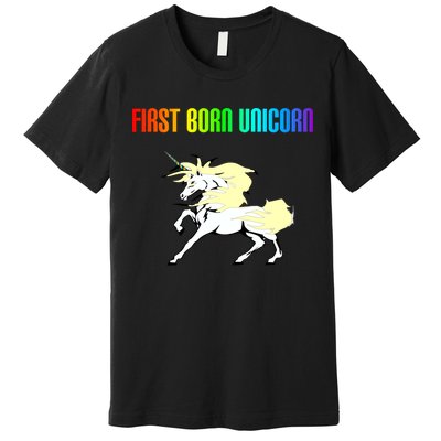 First Born Unicorn Premium T-Shirt