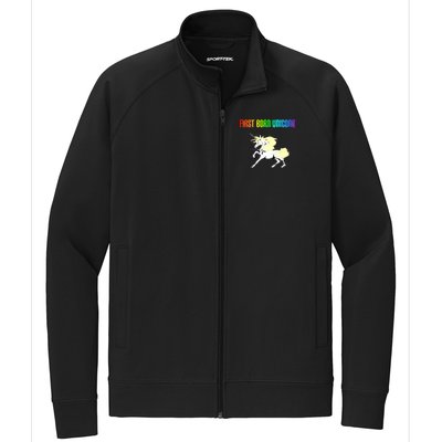 First Born Unicorn Stretch Full-Zip Cadet Jacket