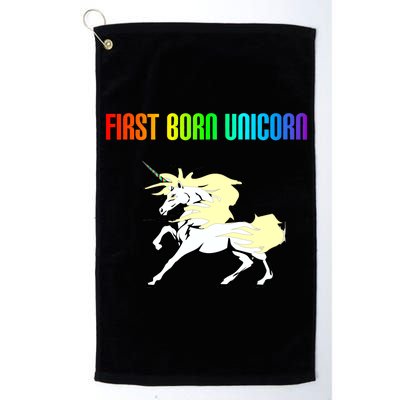 First Born Unicorn Platinum Collection Golf Towel