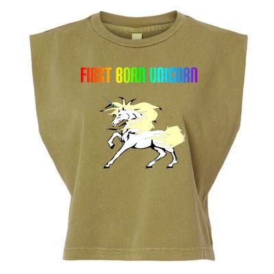 First Born Unicorn Garment-Dyed Women's Muscle Tee