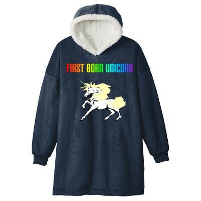 First Born Unicorn Hooded Wearable Blanket