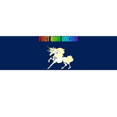 First Born Unicorn Bumper Sticker