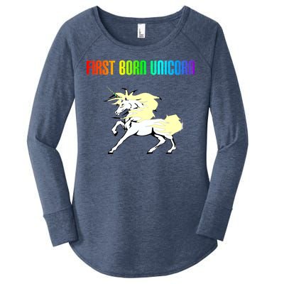 First Born Unicorn Women's Perfect Tri Tunic Long Sleeve Shirt