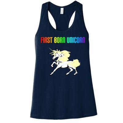 First Born Unicorn Women's Racerback Tank