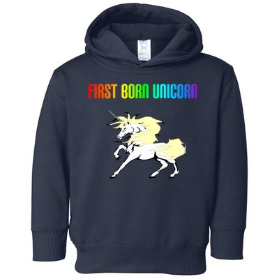 First Born Unicorn Toddler Hoodie