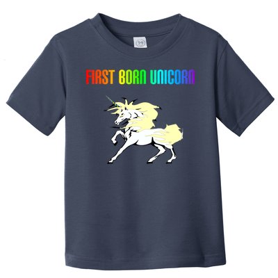 First Born Unicorn Toddler T-Shirt