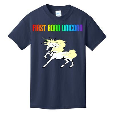 First Born Unicorn Kids T-Shirt