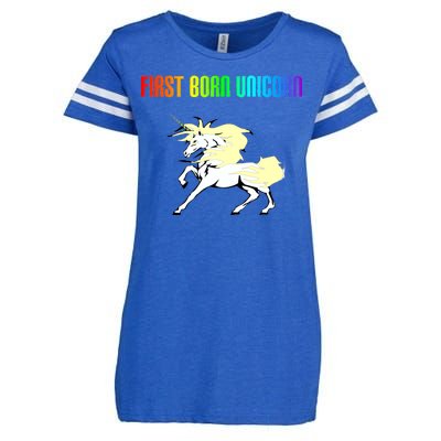 First Born Unicorn Enza Ladies Jersey Football T-Shirt