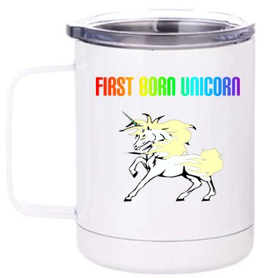 First Born Unicorn 12 oz Stainless Steel Tumbler Cup