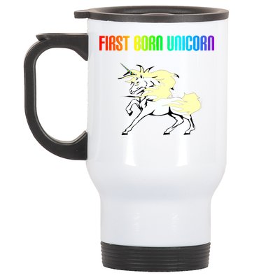 First Born Unicorn Stainless Steel Travel Mug